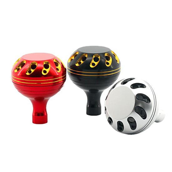 Fishing Reel Handle Knob Hollow Out Spherical Strong DIY Ultralight Modification Aluminium Alloy Wear-resistant Spinning Reel Grip Knob Fishing