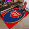 Arsenal Football Club Wappen Teppich für Büro, Stuhlunterlage, Dekorteppich Wohnzimmer Matte, Große Größe Fan Geschenke Weihnachtsgeschenke