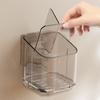 Drainage Bathroom Grid Storage Rack Punch Free Toothbrush Storage Shelves  Bathroom Organizer
