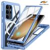 Per Samsung Galaxy S25 Ultra Plus S23 Protezione Magnetica Completa a 360 Gradi Custodia Impermeabile per Esterno con Ricarica Wireless per Galaxy S24 Ultra
