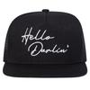Unisex Hello Darlin Embroidery Hip-hop Net Hats Spring And Summer Outdoor Adjustable Sports Casual Baseball Caps Sunscreen Hat