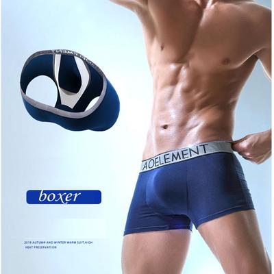 Herren-Unterwäsche, U-konvexe Boxershorts, atmungsaktive Boxershorts mit mittlerer Taille