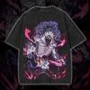 2026 Anime Jujutsu Kaisen T-shirt Okkotsu Yuta Vintage Washed Oversized T Shirt Men Women Clothing Short Sleeve Cotton Tees Tops