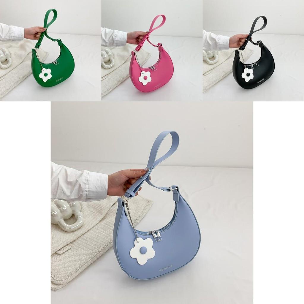 Stylish Chic Casual Pu Crescent Bag For Women With Unique Design In Trendy Colors