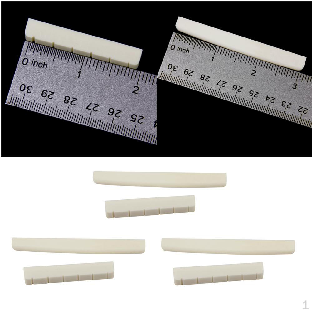 

Классическая гитара Части Буйволовый бридж Порожек и верхний порожек Набор с прорезями