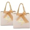 6pcs Thank You Gift Paper Bag Pink White Red Black Gift Packaging Bag for Wedding Bridal Shower Birthday Bachelor Party JXB