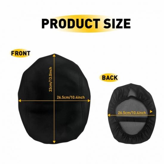 Fit Toyota 4Runner 2010- Car Console Lid Cover Armrest Center Black Leather