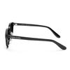 [MODERN CLASSIC] Modern Classic Mira Cat-Eye Slim Sunglasses, UV Protection, Unisex, Modakura (Black), UV400 Polarized Lenses, Sabae Design Brand