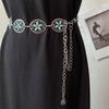Fashion Women Metal Chain Retro Belt Popular Trend Bohemian Style Belt for Dress Trousers Sweater Suit Pants Decorative