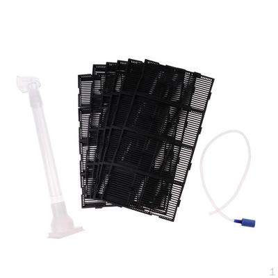 Aquarium Boden Filter Platte Aquatischen Organismus Fisch Tank Unterkies Draft Rohr