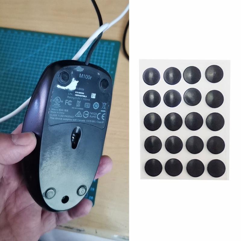 1 Set 0.6mm Thickness Replace Curve Edge Mouse Feet Mouse Skates for  G1/MX300/M100/M235/M210/M180 Mouse