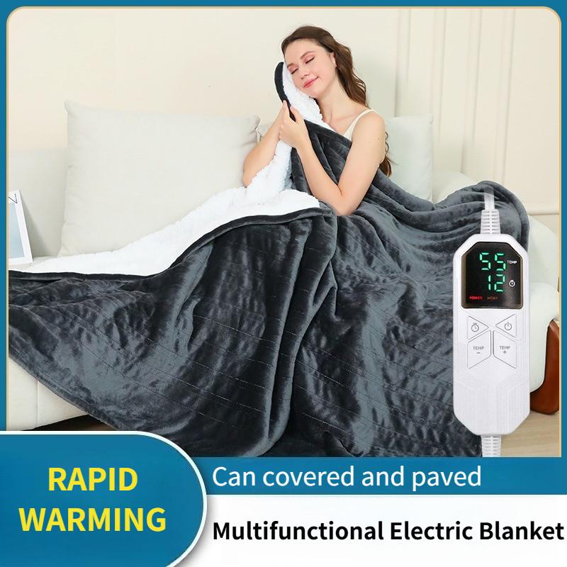 Washable Electric Heating Pad Portable Multifunctional Warm Electric Cover Blanket Winter Household Single Electric Blanket