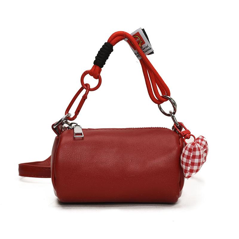 

Handbag Mini Fashionable With Bow Chain Design Modern Everyday Bag Shoulder винний