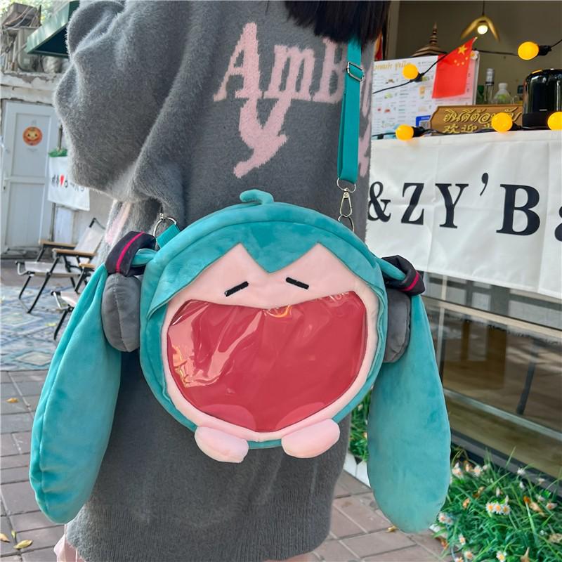 Hatsune Miku Anime Itabag: Cute Plush Doll Backpack for Students