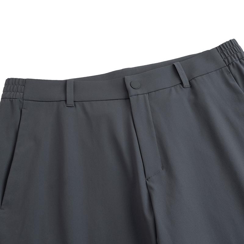 Anta All-Weather Champion Mens Woven Sports Long Pants Summer Casual Pants Men bottoms Asphalt-Gray 152620526-2
