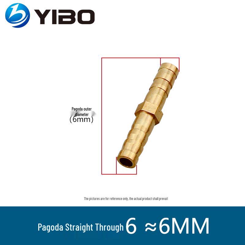 

Copper Pagoda Joint Quick Connect T-Type 3-Way/4-Way Gas Hose Connector, 6-16mm