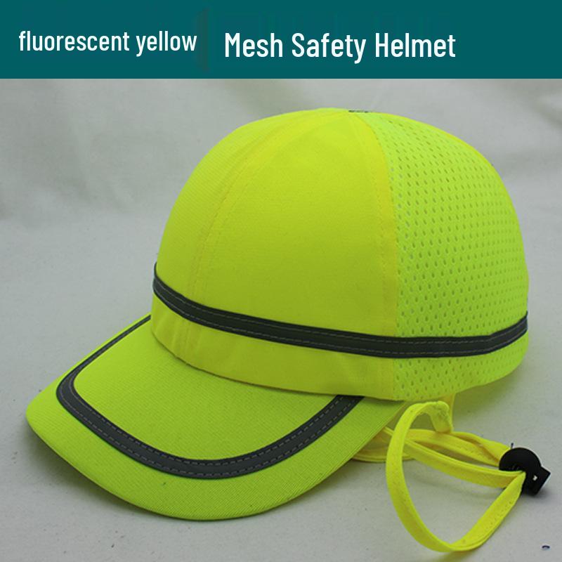 Breathable ABS Safety Helmet with Duckbill Design - Lightweight, Anti-Smash & Collision Protection for Work Environments
