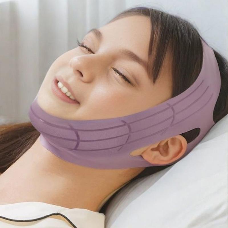 Justerbar Anti-stropp Stopp Snorking Hakestropp Snorking Munnskjerm Behandling Snorking Lindre For Søvn Ansikts Slanke Bandasje