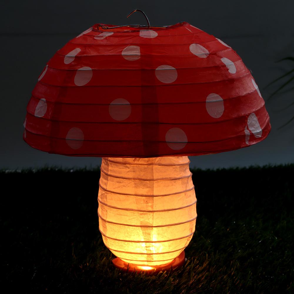 8 Inch 12 Inch Garden Theme Mushroom Tent Forest Jungle Room Decor Mushroom Decor Lanterns