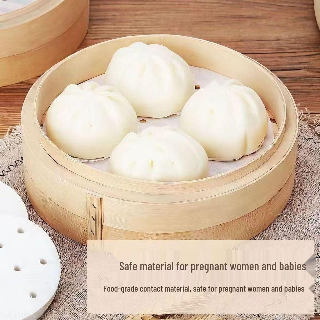 Disposable Food-Grade Steamer Paper Pads for Buns and Mantou