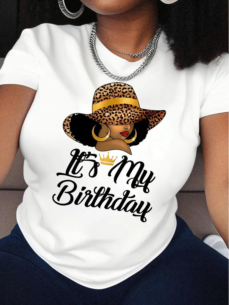 

Женский топ с коротким рукавом и круглым вырезом Черешня - Европейский и американский стиль M