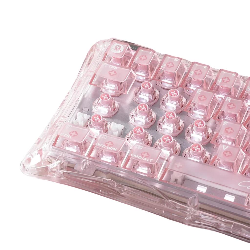 GravaStar - Mercury V60 Crystal Rose Magnetic Keyboard - Crystal Rose Magnetic Gaming Keyboard