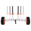 Kayak Cart, 104 Kg Load Capacity, Canoe Cart Dolly with 25.4 Cm Solid PU Tires & Kickstand, Assembles & Disassembles Within Seconds, Paddle Board