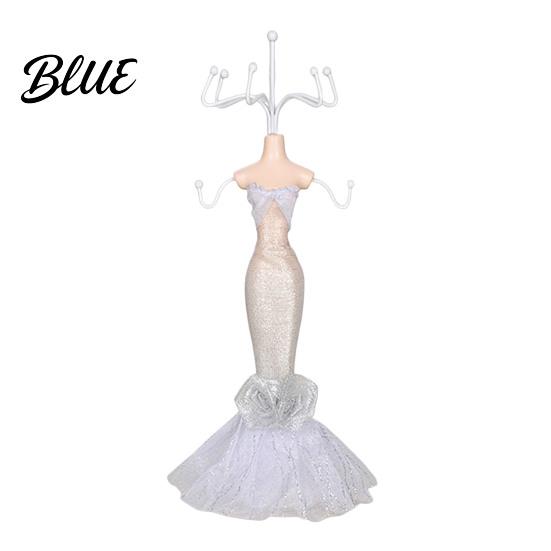 Soporte para Joyas Mini Maniquí Dama Maniquí Organizador con 8 Ganchos