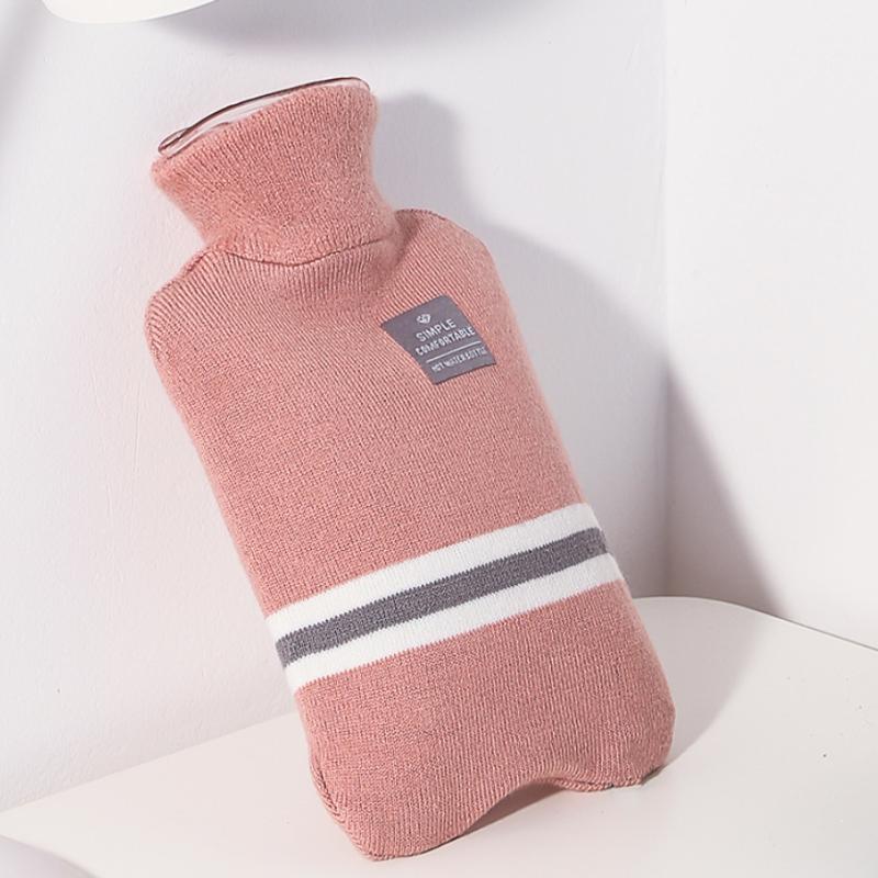 1Pc 1000ml Hot Water Bottle for Women Portable Warmth for Belly Hands And Feet Water-Filling Hot-Water Bag Ideal Christmas Gift