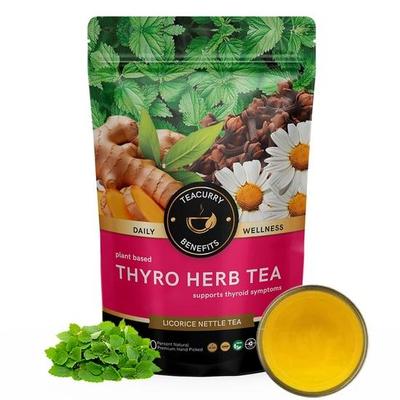 TEACURRY ThyroHerbal Tea - 50 Grams Loose Tea | Thyroid Care Tea - Support In Facing Issues with Balancing TSH, T3, T4 Levels Manage Weight