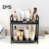 Countertop Storage Rack Double Layers Heavy Duty Metal Home Office Living Room Kitchen Bathroom Cosmetics Organizer Holder