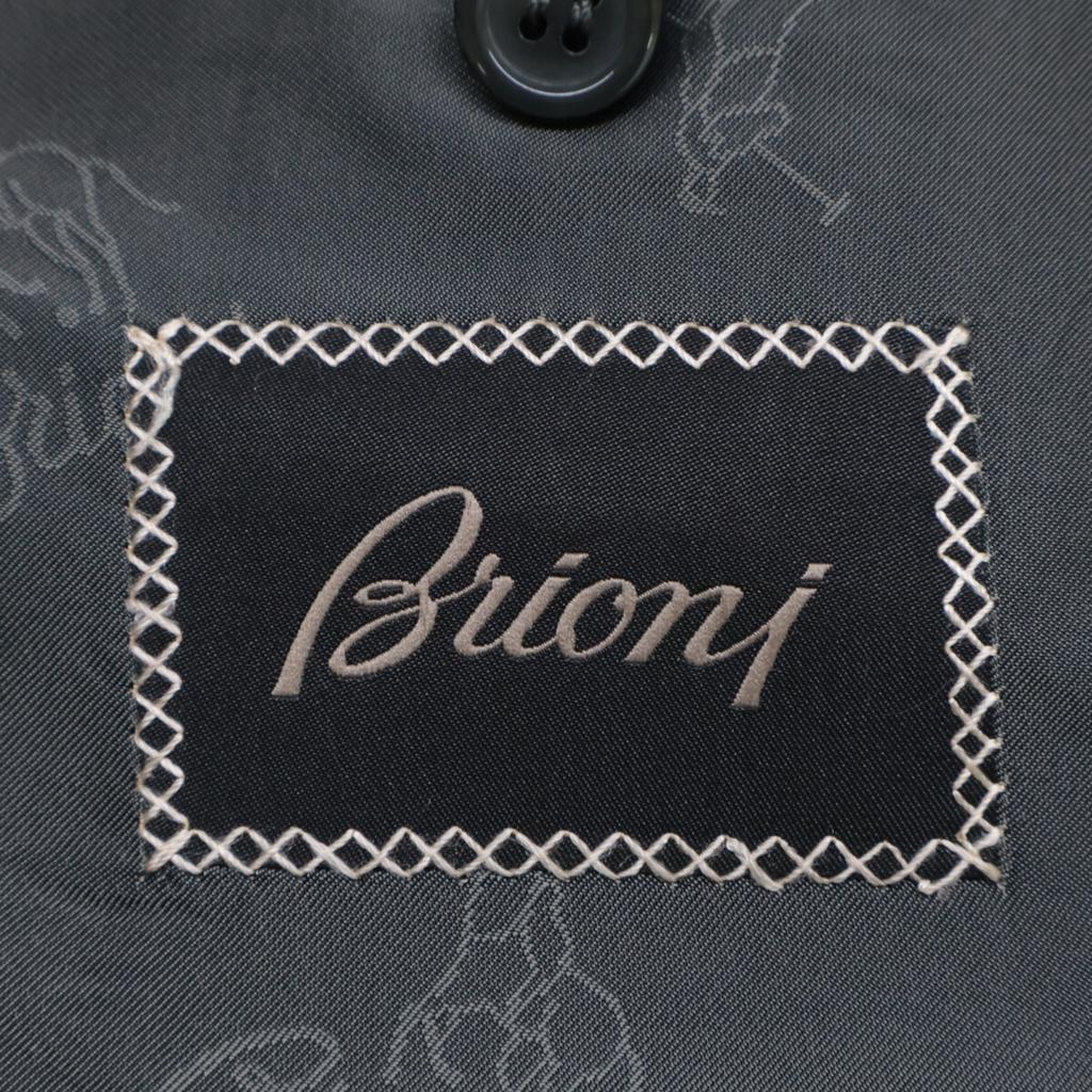 Brioni Brunico Stripe Suit Setup 52 R grayUsed