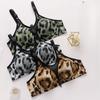 Sexy BH für Frauen Anti-Hänge Leopardendruck Anti-Blendung Übergröße Gesammelter BH Anti-Hänge Ohne Bügel Dünner BH