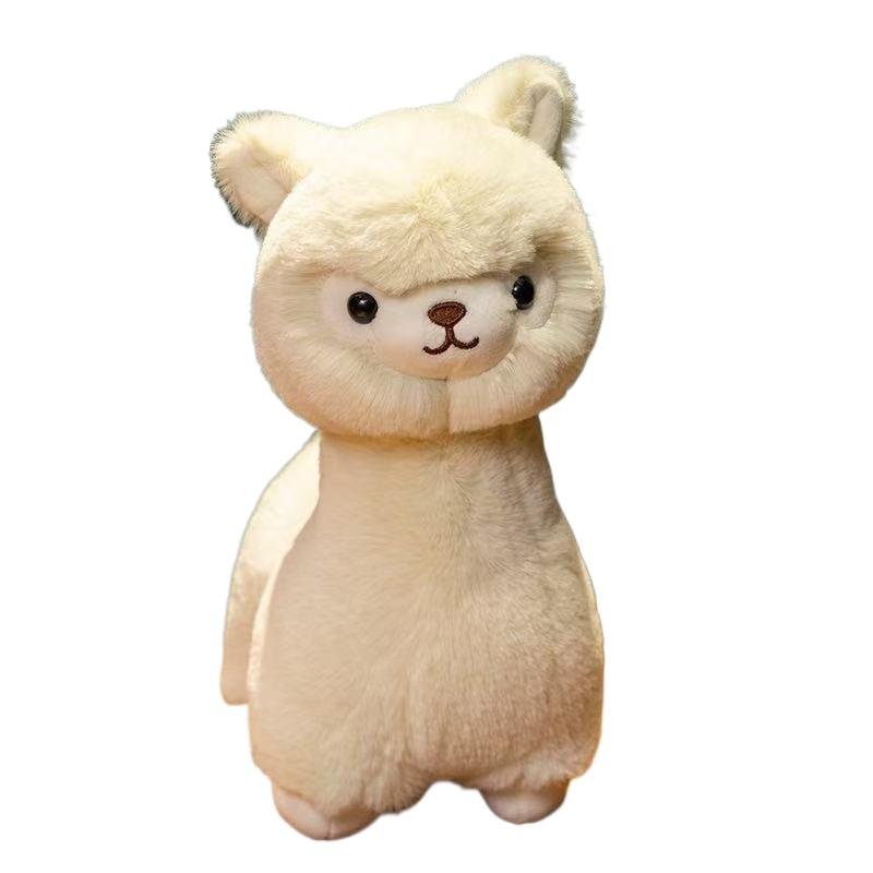 23/30cm Alpaca Doll Simulation Plush Toy Handmade Doll Cartoon Anime Cute Pillow Cushion Home Decoration Children's Birthday Gif