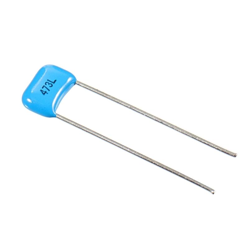 Pack of 10 Premium Electronic Capacitors 473L with Two Metal Pins for Improved Guitar Sound and Circuit Integration