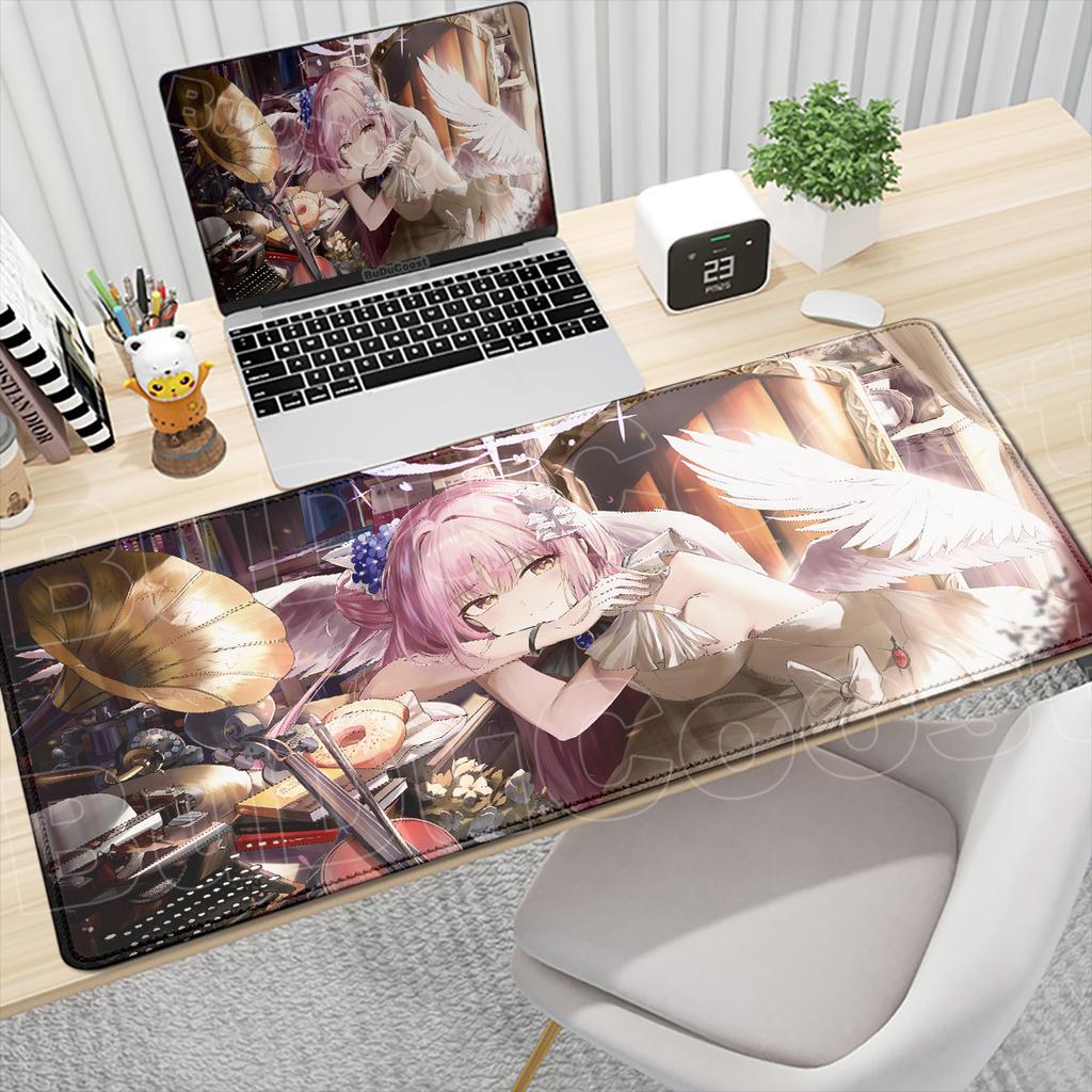 HD Blue Archive Misono Mika Printing Mousepad desktop protection pad Office accessories Non-slip Keyboard Mat desk organizers