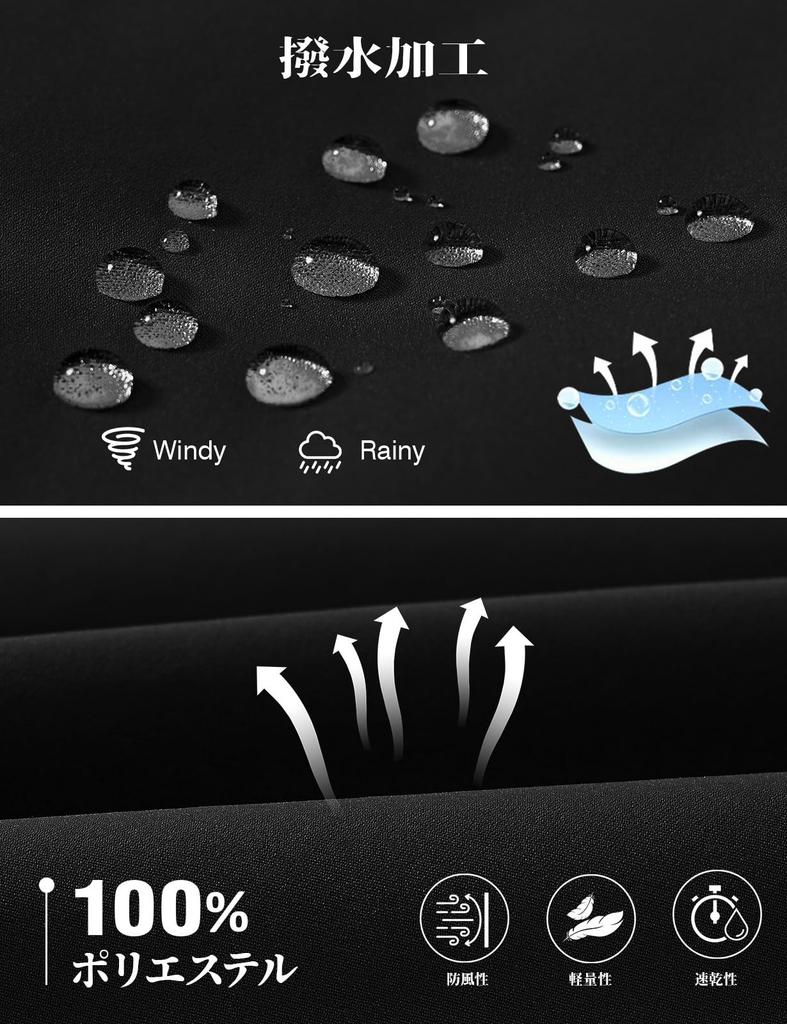 Gopuune Lightweight Golf Swing Lightweight Windproof Mountain Everyday Plus Size Men's Jacket, Blouson, Spring/Autumn Outerwear, Stand-Up Collar,