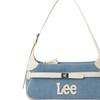 New Lee Fabric Shoulder Bag, Underarm Handbag Regular Women's Dark Blue & Brown/Light Blue & White LE250249M