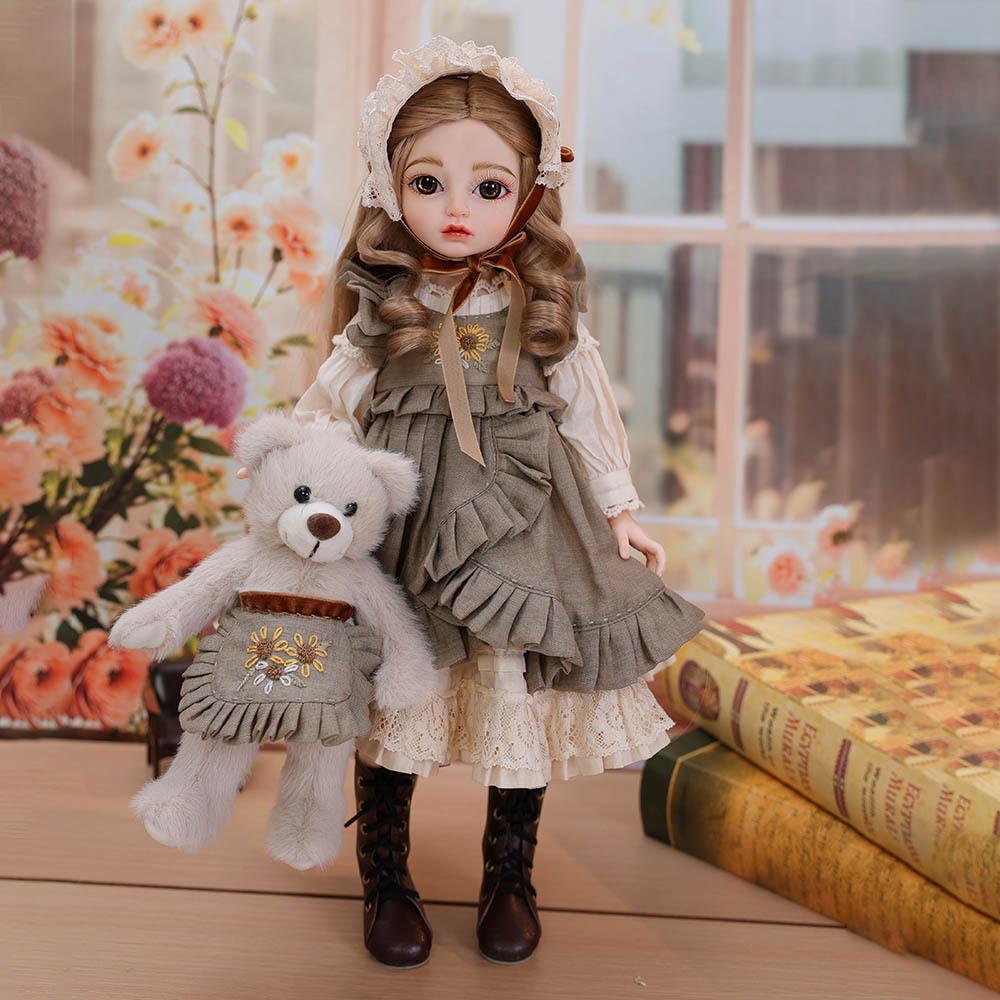 45Cm4 Points BJD Spherical Joint Can Be Replaced Barbie Doll Clothes Toy Doll Bear Doll Room Ornament