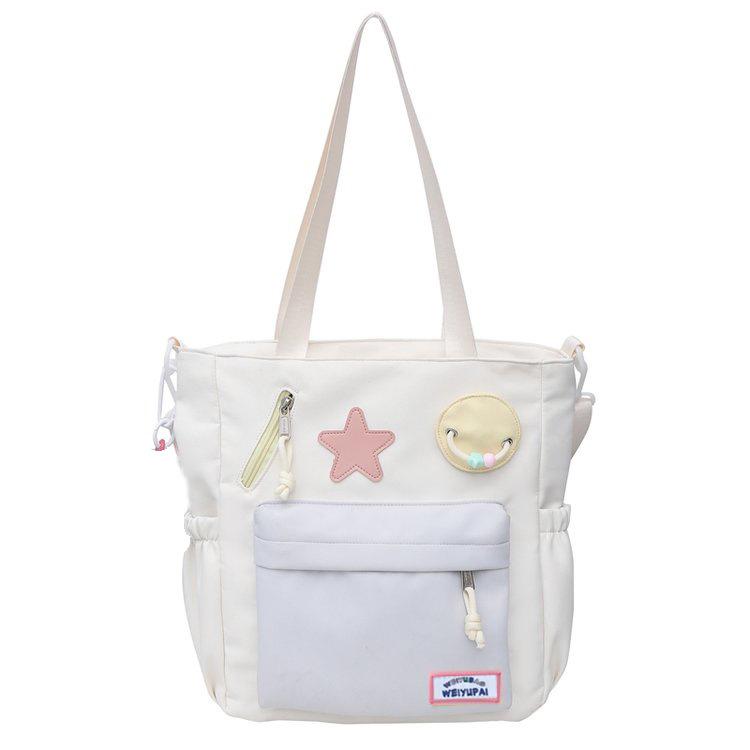 Schultasche Schüler Schultasche Mittelschule Hoher Wert Rucksack Nische Ins Japanischer Oberschüler Make-up-Tasche zweiteiliger Rucksack