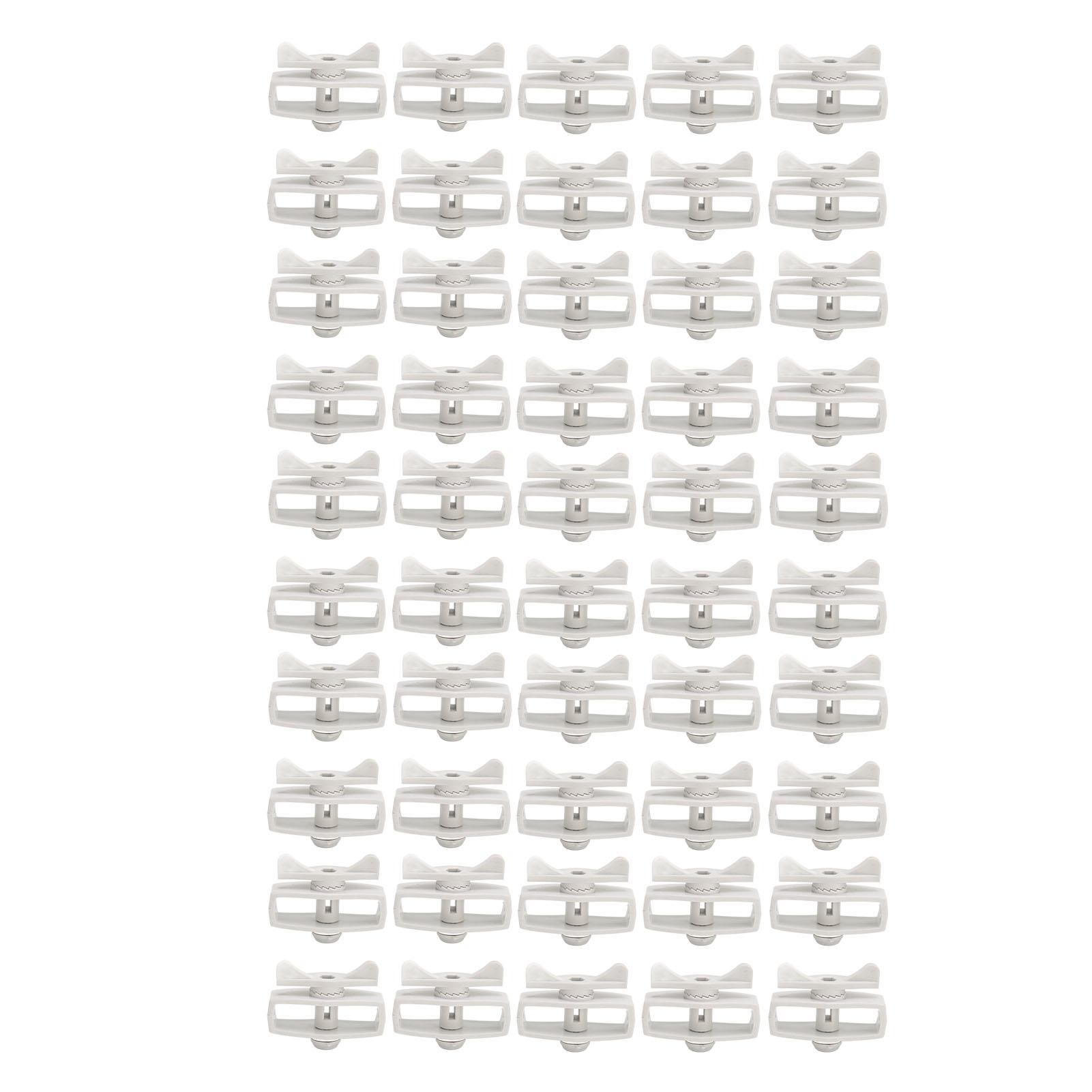 

50 шт. Электрический натяжитель проволоки для забора, портативный садовый электронный натяжитель проволоки из сплава, черный серый