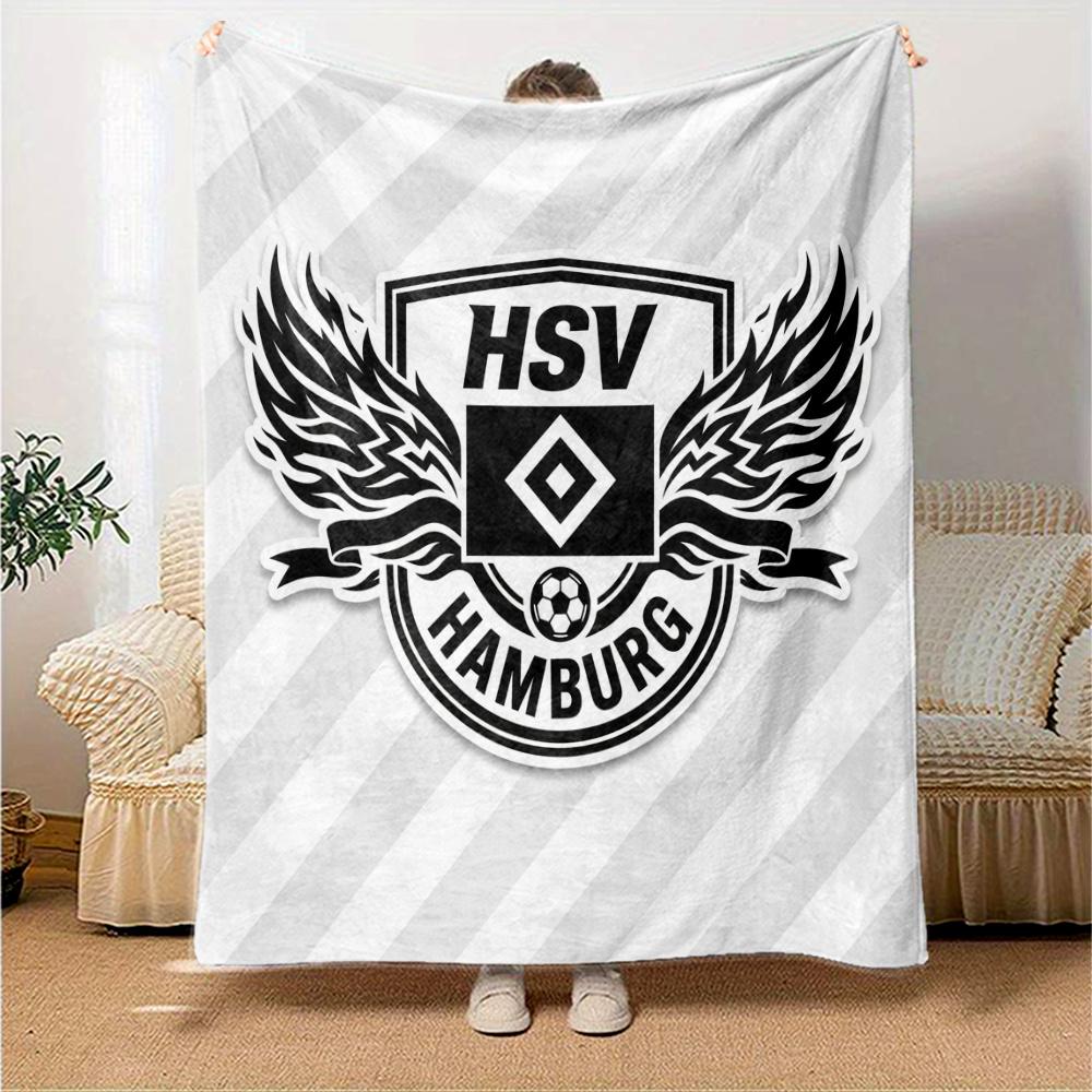 Hamburger SV Flannel Blanket, High quality Comfortable for All Seasons, Home Decor, Warmth and Comfort