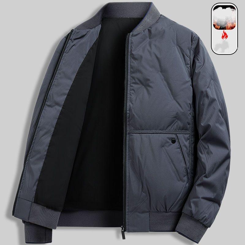 Herren Winter Verdickte Jacke Jugend Lässig Einfache Warme Jacke Oberteil