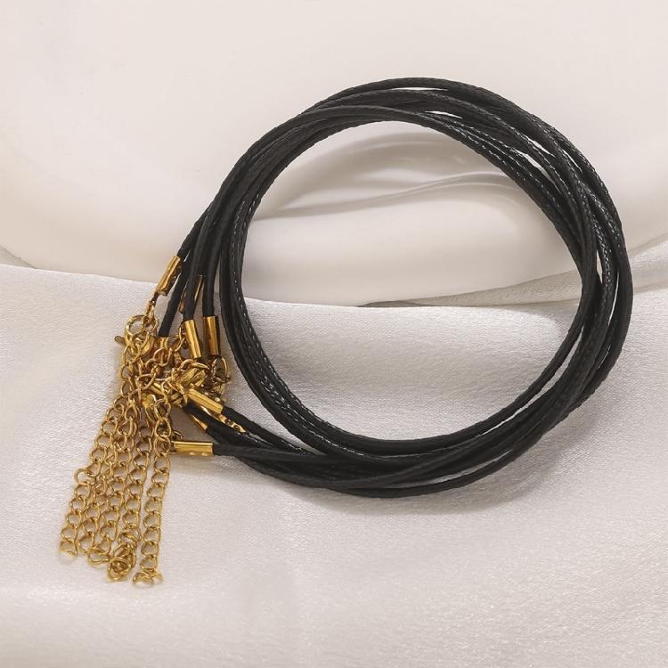 Fashionable Stainless Steel Necklace Cord Handcraft Flexible Length for Fashion Enthusiasts