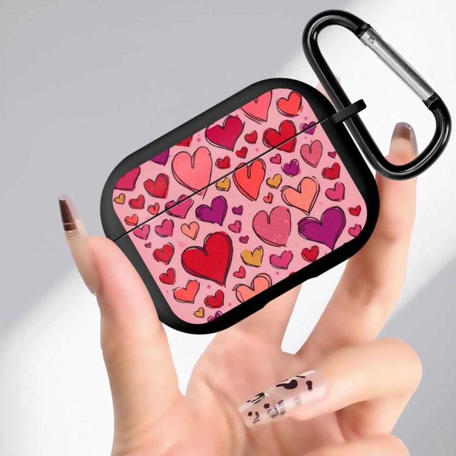 

Fashion Retro Love Soft Earphone Cases Cover Case For Airpods Pro3 Pro 4 Pro2 3 2 1 Airpods Pro 2