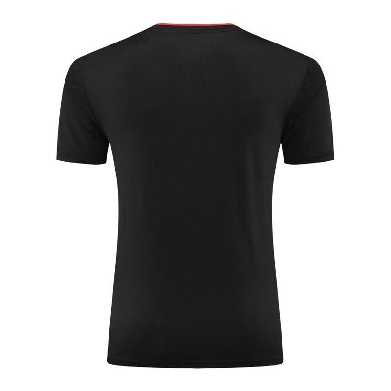 Quick-Dry Badminton Shirt Short Sleeve Unisex Sports T-Shirt Volleyball Table Tennis Training Competition
