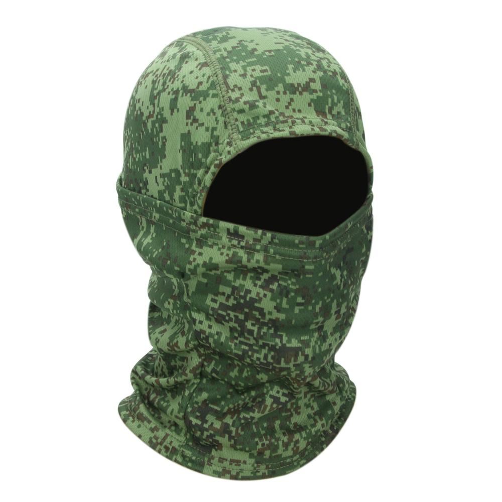 Camouflage Sturmhaube Radfahren Vollgesichtsmaske Outdoor-Sportarten Jagd Wandern Skimaske Motorradhelm Innenmütze