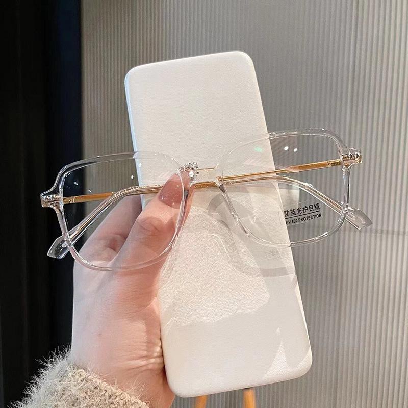 Material Square Shape Men'S Glasses Frame Blue Light Blocking Eye Glasses Frames Women Korean Stylish Eyewear Frames