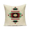Boho Geometric Cushion Cover Aztec Tribal Pattern Cotton Throw Pillowcase For Living Room Sofa Couch Home Decor 40X40Cm 1 Pc