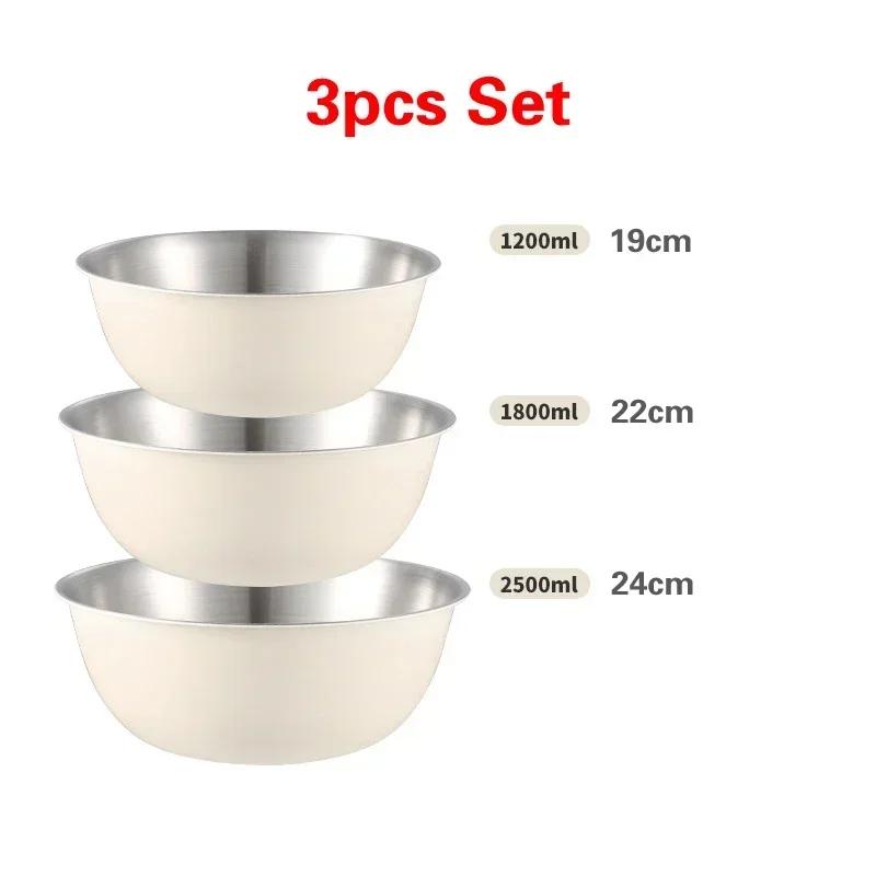 304 nerezová ocel mísa na ovoce Mísicí mísa Koš na mytí a odvodnění zeleniny mísy Domácí Kuchyňská Mísa na vejce